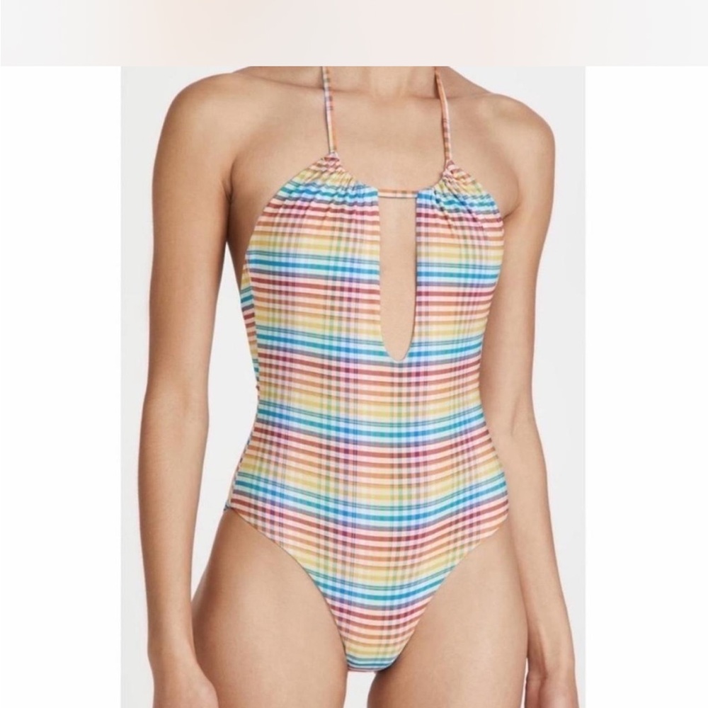 Onia Multicolor Checkered One Piece